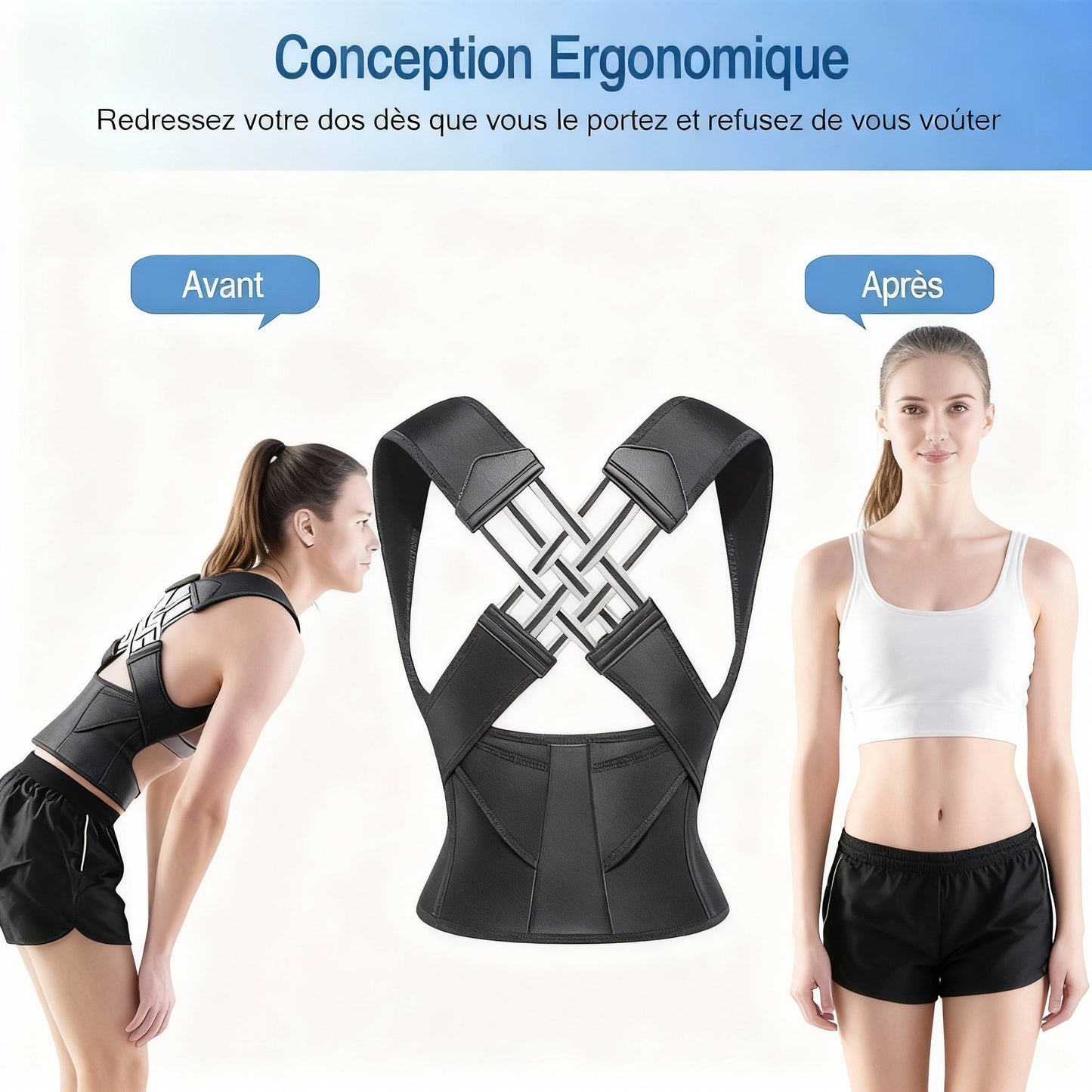 Correcteur de posture - Ajustable