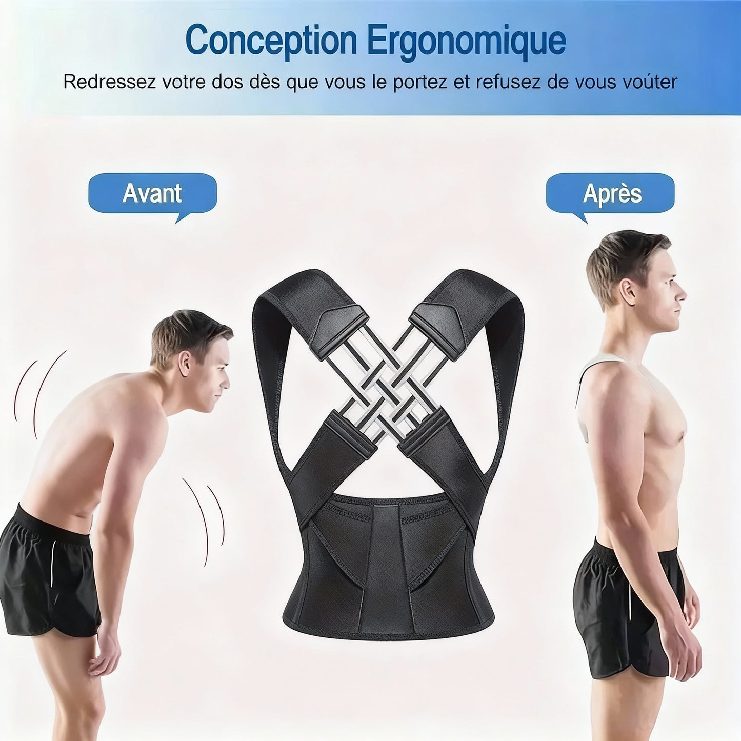 Correcteur de posture - Ajustable