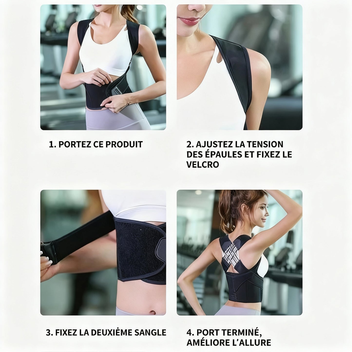 Correcteur de posture - Ajustable