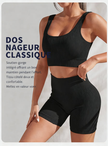 LegsFit Active Set – Ensemble Sport Femme Taille Haute