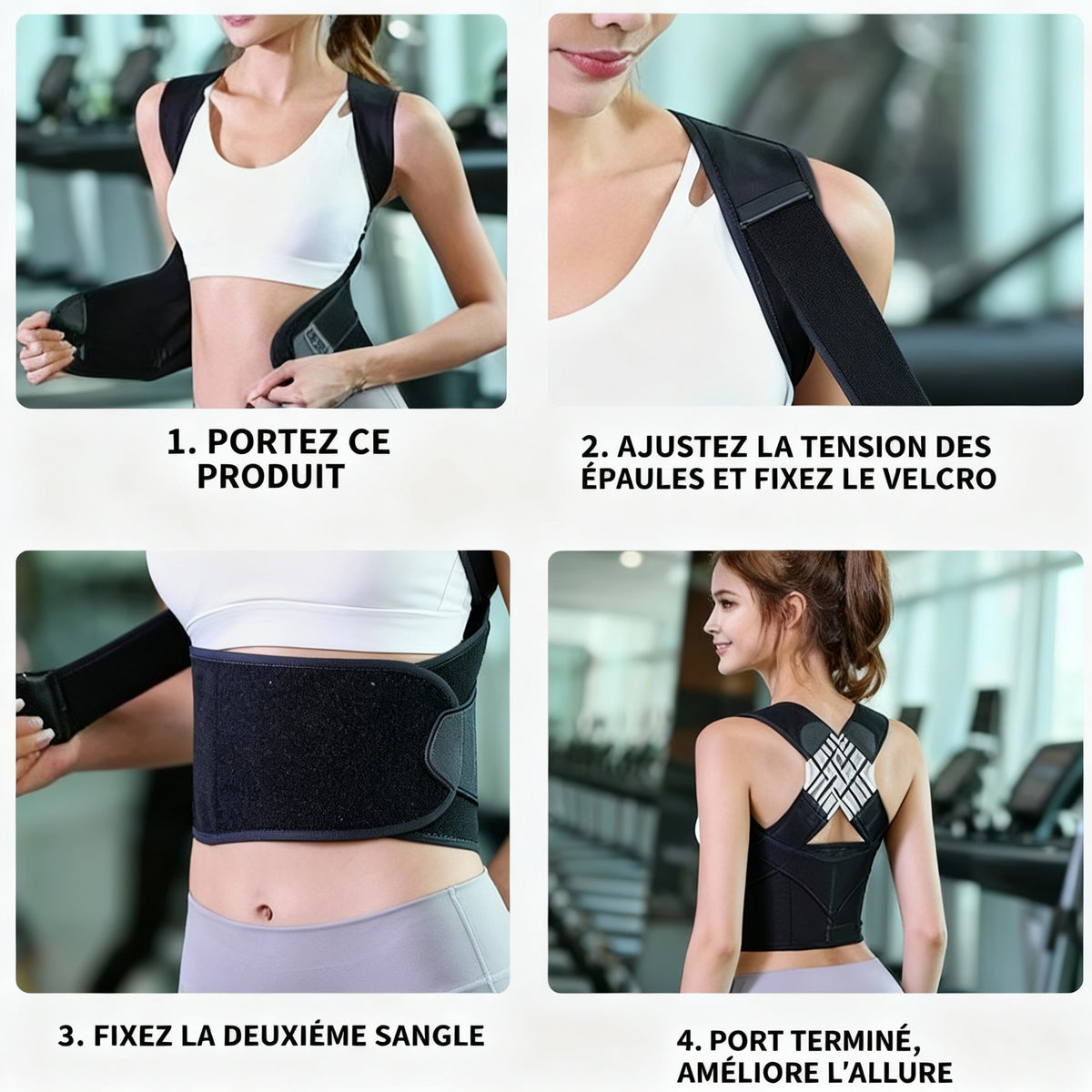 Correcteur de posture - Ajustable