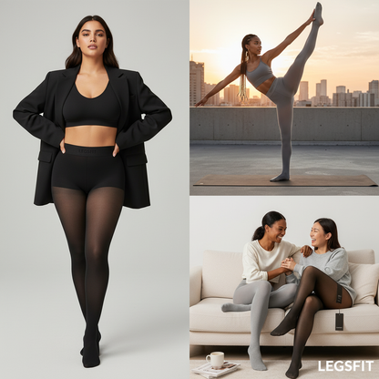 LegsFit™ Collant Thermique Ultra-Chaud – Effet Transparence & Confort Hiver